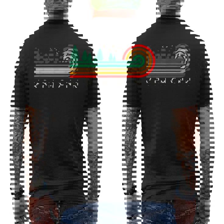 Evergreen Vintage Stripes Armonk New York Men's T-shirt Back Print