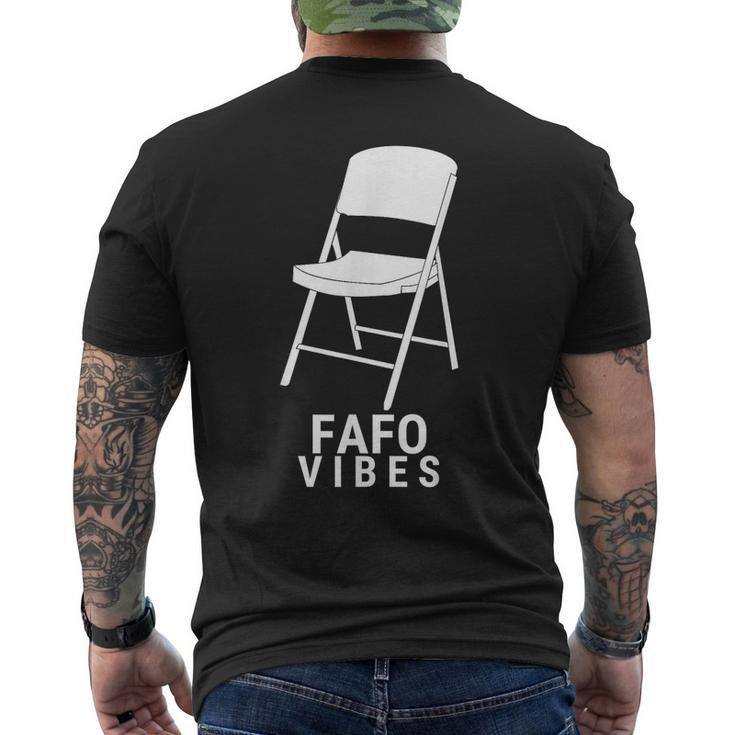 Fafo Vibes Montgomery 2023 Trending Find Out White Chair Men's T-shirt Back Print