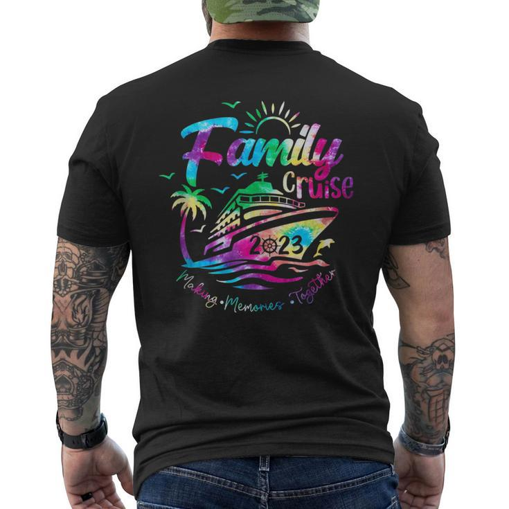 Family Cruise 2023 Family Vacation Making Memories Together  Mens Back Print T-shirt