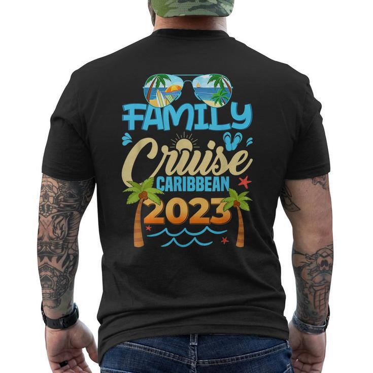 Family Cruise Caribbean 2023 Summer Matching Vacation 2023 Mens Back Print T-shirt