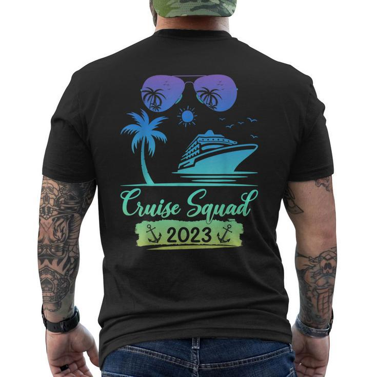 Family Cruise Squad 2023 Summer Matching Vacation 2023 Men's Back Print T-shirt