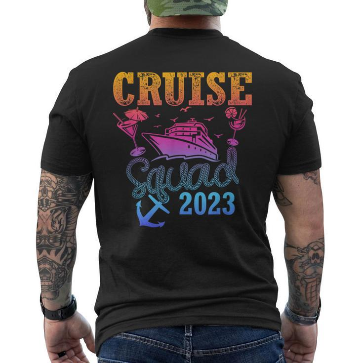 Family Matching Cruise Vacation Cruising Cruise Squad 2023  Mens Back Print T-shirt