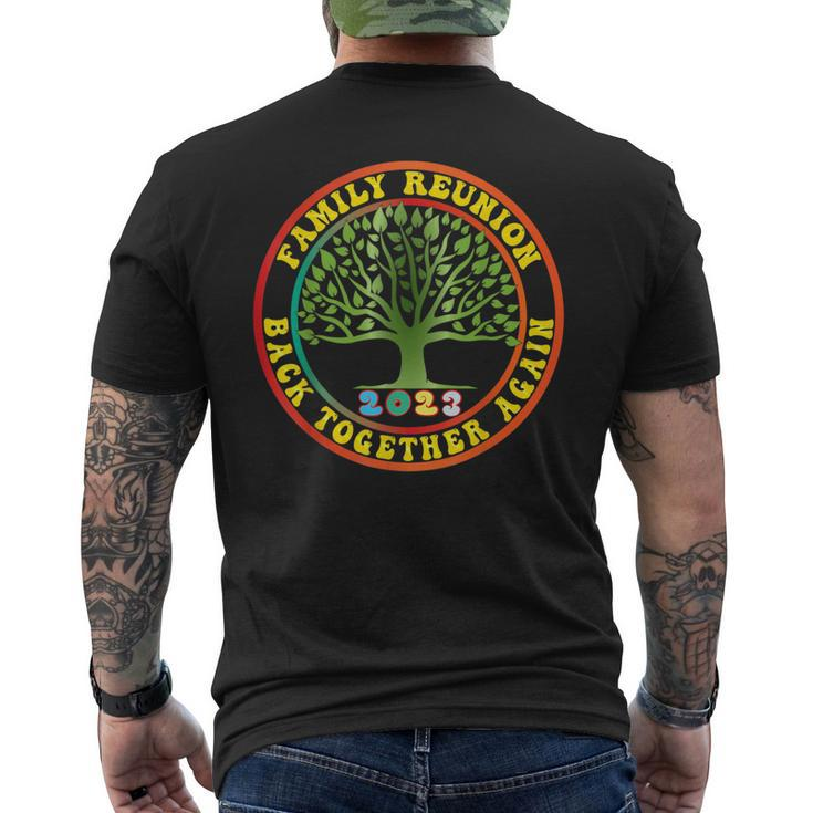 Family Reunion 2023 Back Together Again Family Reunion 2023  Mens Back Print T-shirt