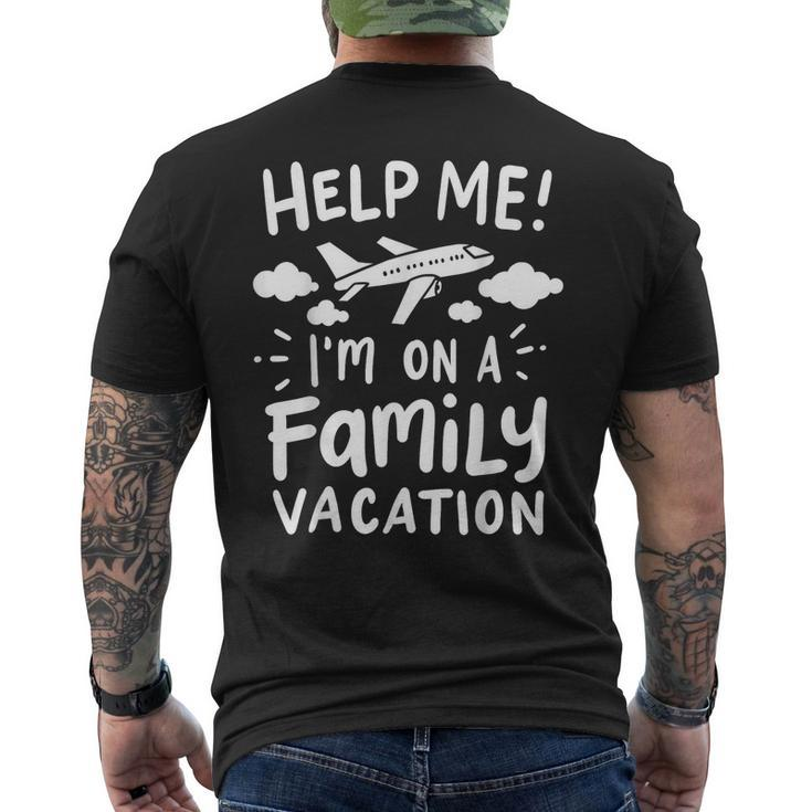 Family Vacation Holiday Beach Travel Funny Gift  Family Vacation Funny Designs Funny Gifts Mens Back Print T-shirt