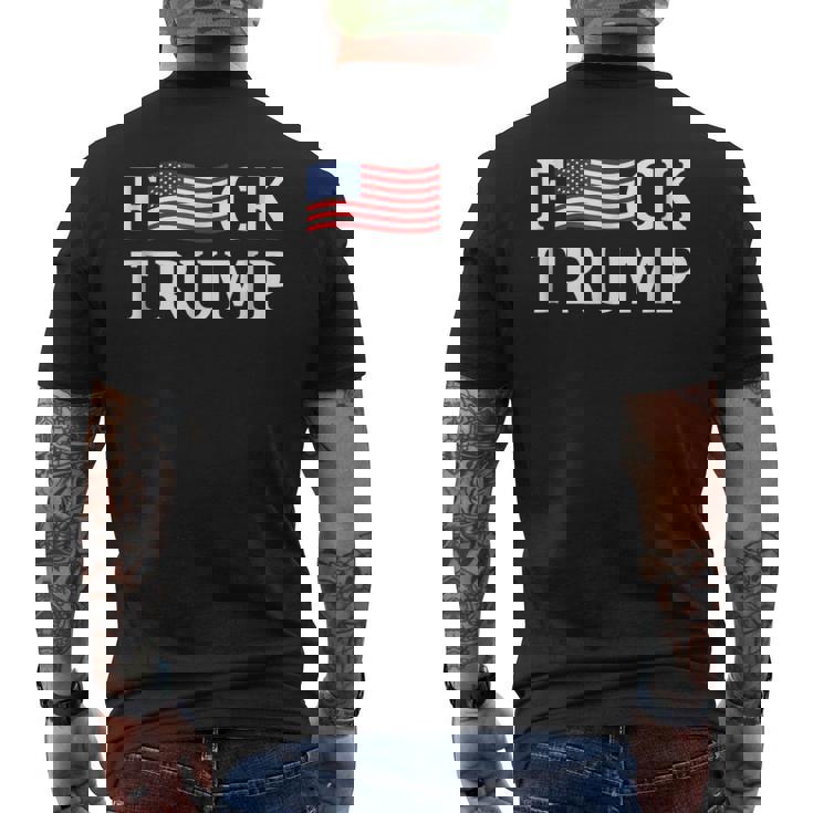 F-Ck Trump Us Flag Funny Fuck Trump T-Shirt