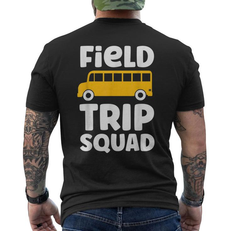 Field Trip Squad School Bus Field Day Vibes 2023 Men's T-shirt Back Print