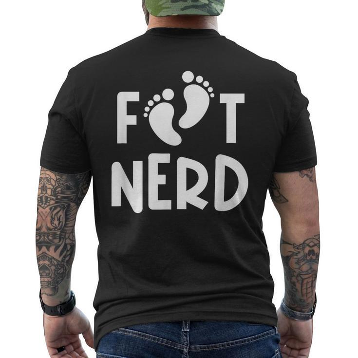Foot Nerd Podiatry Outfit Podiatrist For Foot Doctor Men's T-shirt Back Print