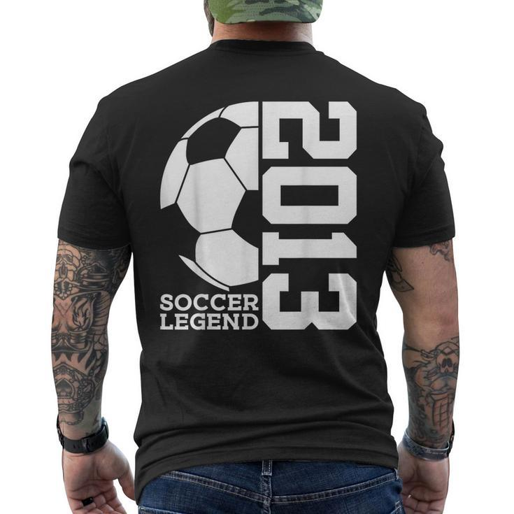 Football 10Th Birthday Soccer Legend 2013 Mens Back Print T-shirt