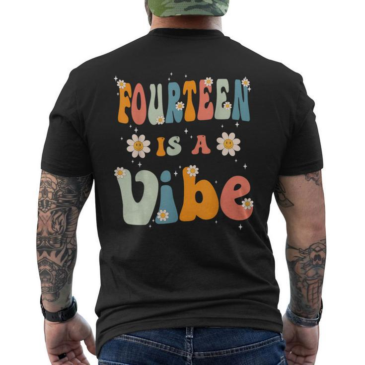 Fourn Is A Vibe 14Th Birthday Party 14 Year Old Kids  Mens Back Print T-shirt