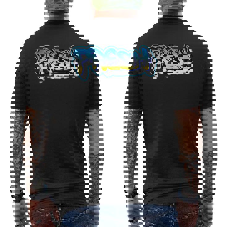 Jinx Graffiti Vibrant Punk Style Men's T-shirt Back Print