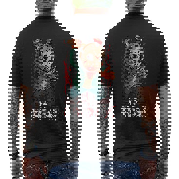 Friday 13Th Funny Halloween Horror Graphic Horror Movie Halloween Funny Gifts Mens Back Print T-shirt Friday 13Th Funny Halloween Horror Graphic Horror Movie Halloween Funny Gifts Mens Back Print T-shirt