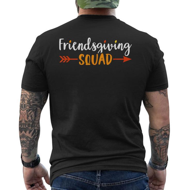 Friendsgiving Squad Friends Thanksgiving 2023 Friendship Men's T-shirt Back Print