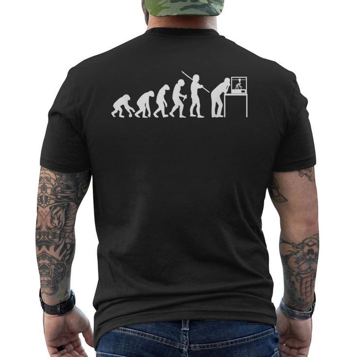 3D Printing Evolution 3D Printer Joke For Men Men's T-shirt Back Print