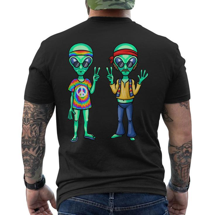 Alien Alien Lover Hippie Aliens Believe In Aliens Men's T-shirt Back Print