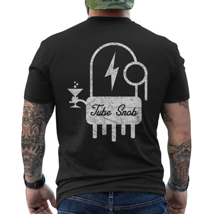 Funny Analog Valve Tube Snob  Mens Back Print T-shirt