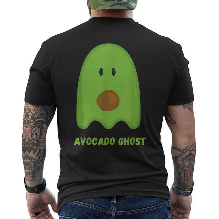 Funny Avocado Ghost Halloween Costume And Apparel Avocado Funny Gifts Mens Back Print T-shirt