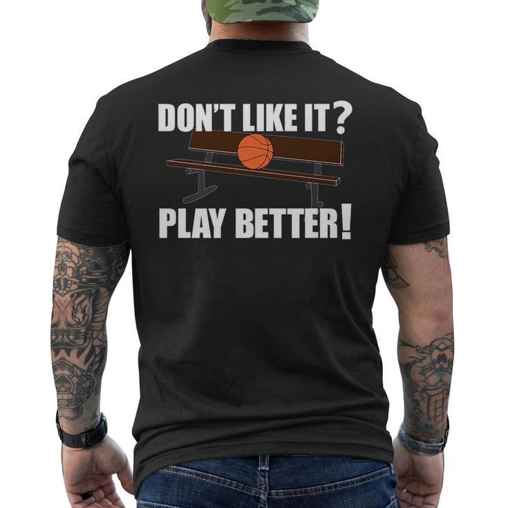 Funny Basketball Coach Gift Motivational Saying For Players   Mens Back Print T-shirt
