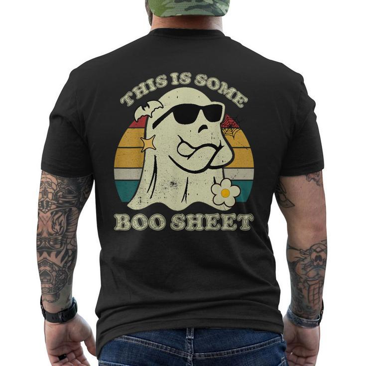 This Is Some Boo Sheet Halloween Boo Ghost Costume Men's T-shirt Back Print