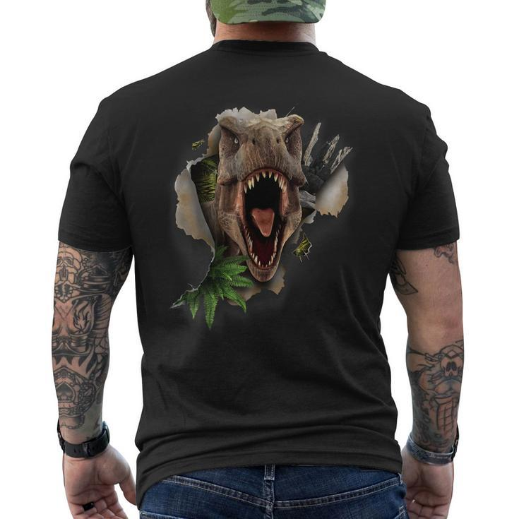 Funny Dino Tyrannosaurus T Rex Funny Dinosaur  Mens Back Print T-shirt