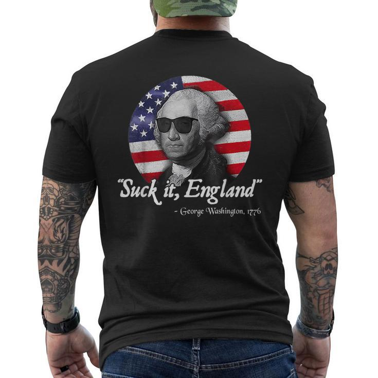 Funny England 4Th Of July 1776 1776 Funny Gifts Mens Back Print T-shirt