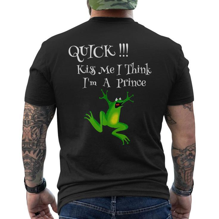 Funny Frog  Apparel Gift For Men Gifts For Frog Lovers Funny Gifts Mens Back Print T-shirt
