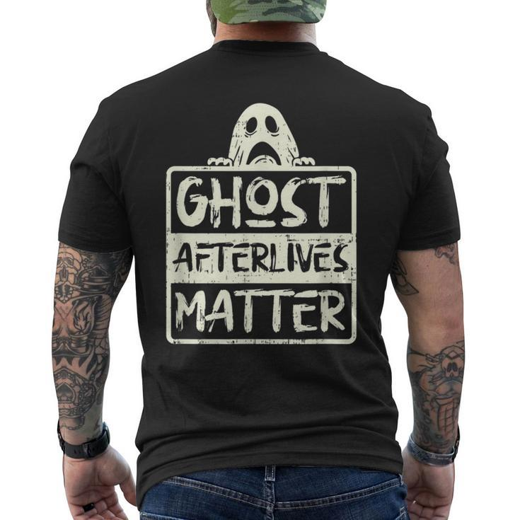 Ghost Hunter Afterlives Matter Investigators Adventure Men's T-shirt Back Print