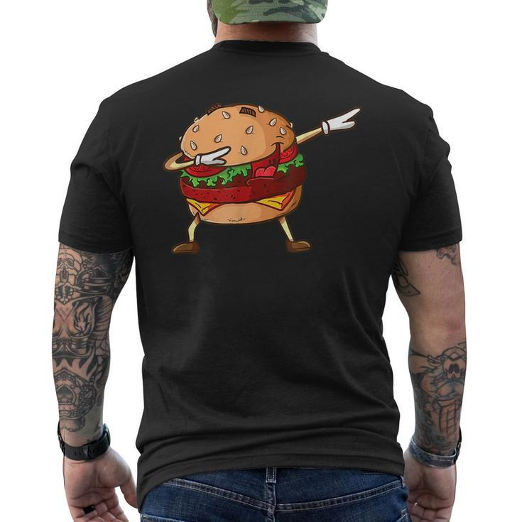 Funny Hamburger Dabbing Cheeseburger Lover Dabbing Ideas  Mens Back Print T-shirt