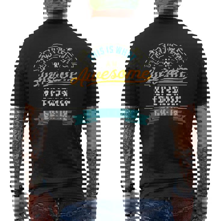 Help Desk Technician Awesome Job Occupation Men's T-shirt Back Print