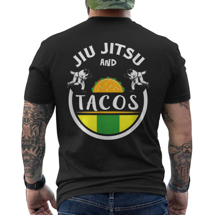 Jiu Jitsu Taco Brazilian Bjj Apparel Men's T-shirt Back Print