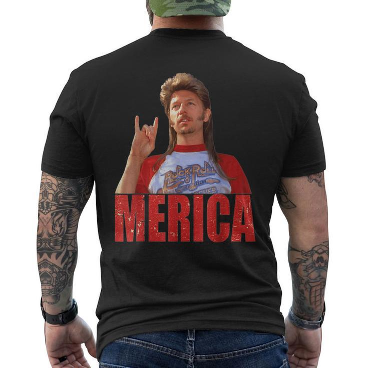 Joe Merica 4Th Of July Independence America Patriotic Men's T-shirt Back Print