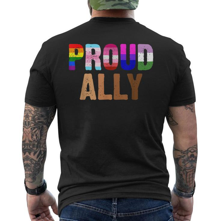 Funny Junenth Black History Proud Allies Lgbt Gay Lesbian  Mens Back Print T-shirt