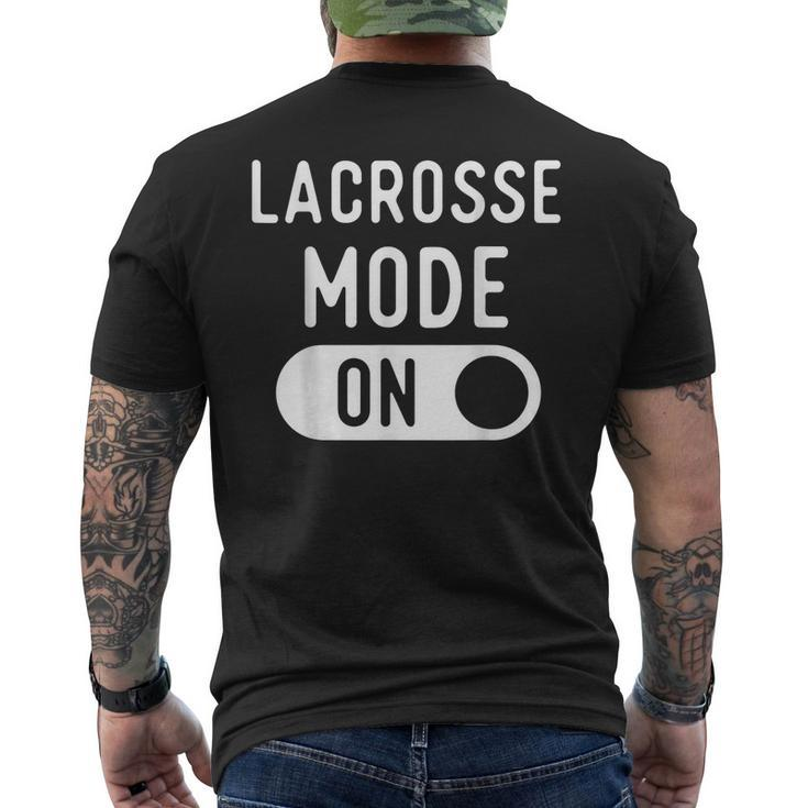 Funny Lacrosse Mode T  Gifts Ideas For Fans & Players Lacrosse Funny Gifts Mens Back Print T-shirt