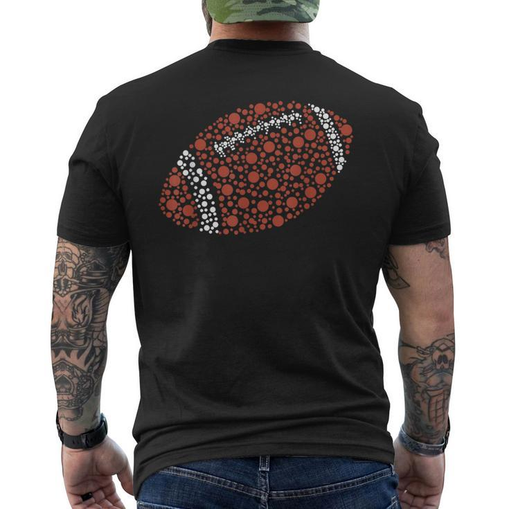 Polka Dot Football Lover Player International Dot Day Men's T-shirt Back Print
