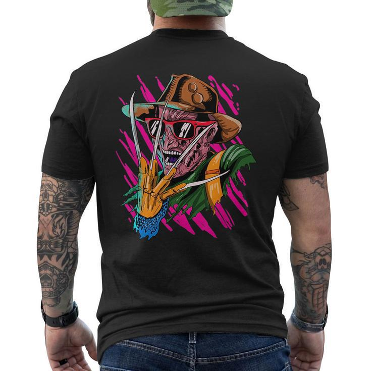 Funny Retro Horror Movie Monster Cool Meme Perfect Gift Idea Meme Funny Gifts Mens Back Print T-shirt