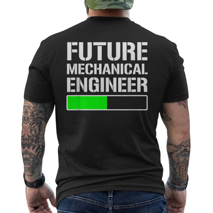 Future Mechanical Engineer Cool Graduation Men's T-shirt Back Print