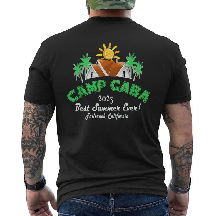 Gaba Camp Mark  Mens Back Print T-shirt