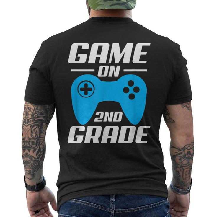 Game On Video Controller 2Nd Grade Funny  Mens Back Print T-shirt
