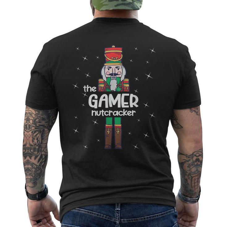 Gamer Nutcracker Family Matching Pajama Men's T-shirt Back Print