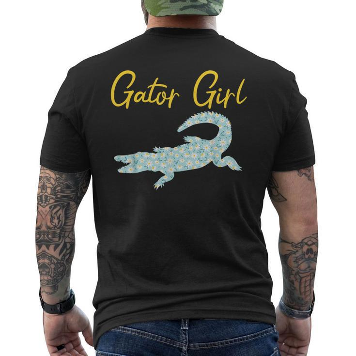 Gator Girl Alligator Lover Zookeeper Crocodile Mens Back Print T-shirt