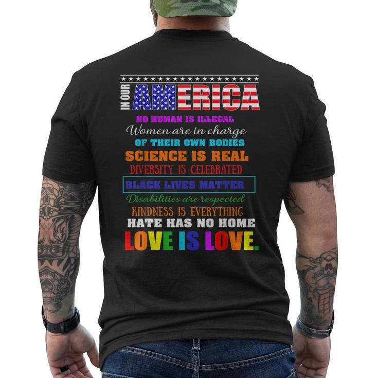 Gay Lesbian Lgbt 4Th Of July Month  Mens Back Print T-shirt