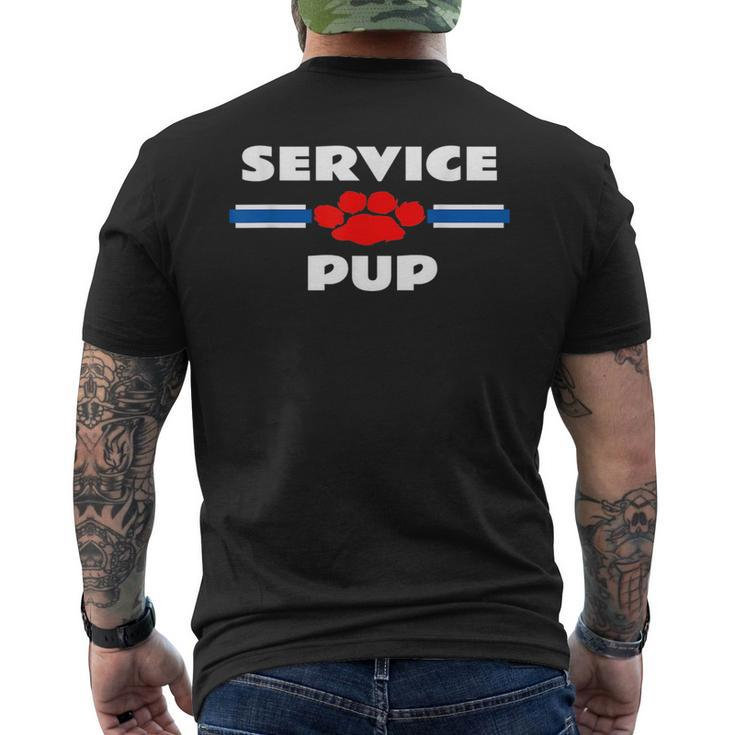 Gay Service Pup Street Clothes Puppy Play  Bdsm  Mens Back Print T-shirt