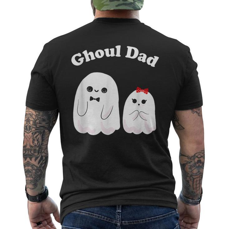 Ghoul Dad Daddy Ghost Father Halloween Costume Men's T-shirt Back Print