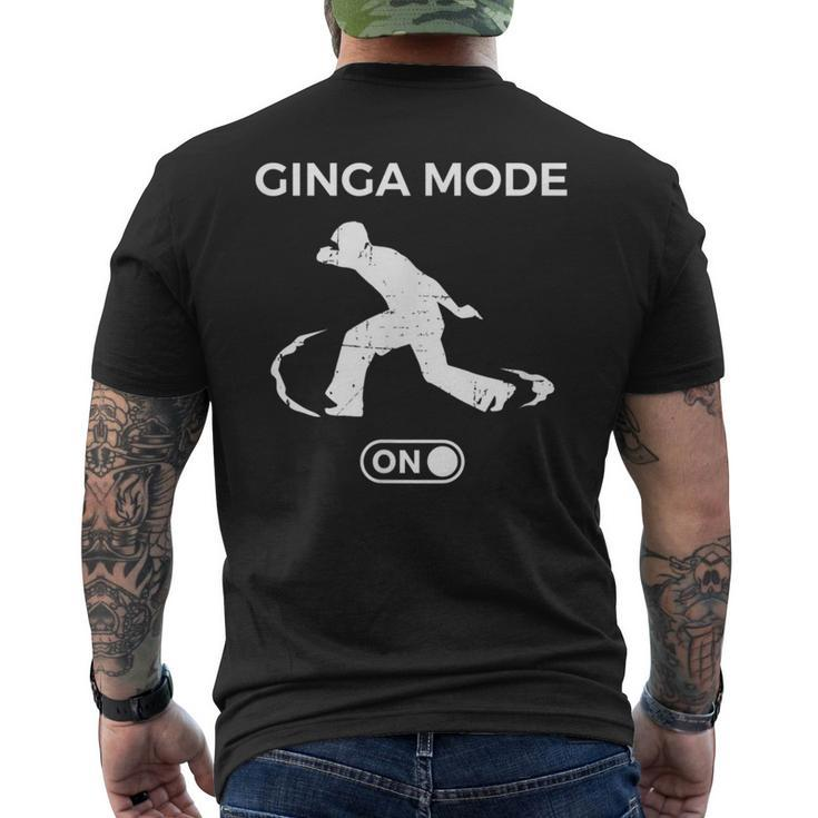 Ginga Mode On Angola Capoira Music Brazilian Capoeira Men's T-shirt Back Print