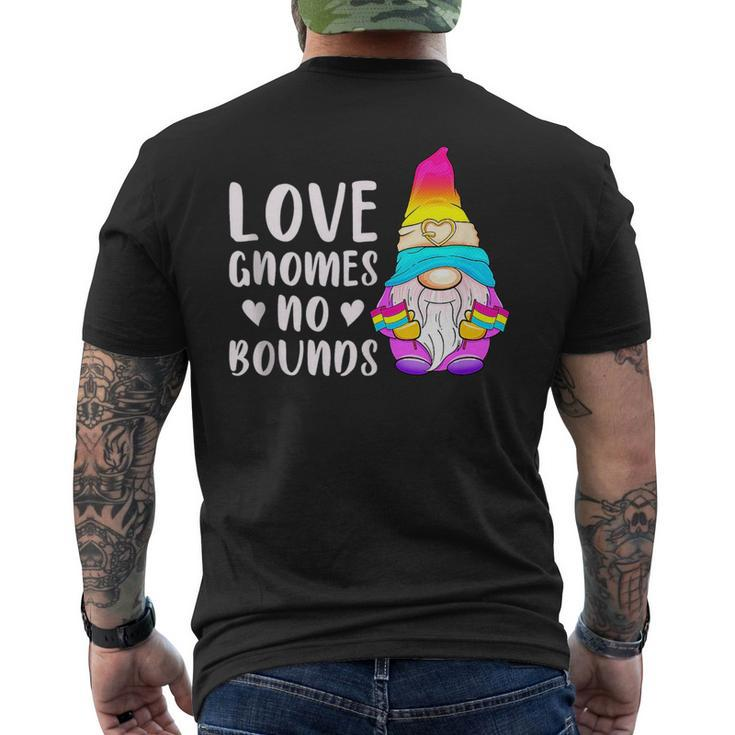Gnome Pansexual Lgbt Pride Pan Colors  Mens Back Print T-shirt