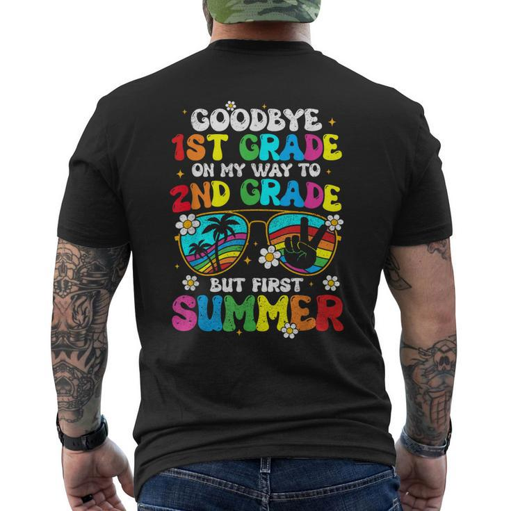 Goodbye 1St Grade Graduation To 2Nd Grade Hello Summer Kids  Mens Back Print T-shirt