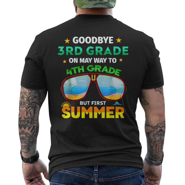 Goodbye 3Rd Grade Graduation To 4Th Grade Hello Summer 2023  Mens Back Print T-shirt