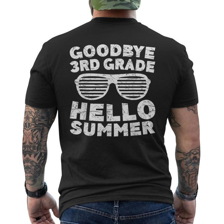 Goodbye 3Rd Grade Hello Summer Third Grade Graduate Men's Back Print T-shirt