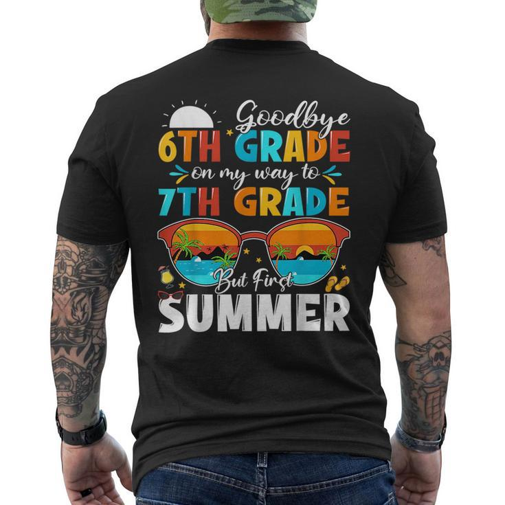 Goodbye 6Th Grade Graduation To 7Th Grade Hello Summer Kids  Mens Back Print T-shirt