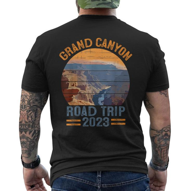 Grand Canyon National Park Road Trip 2023 Family Vacation Men's T-shirt Back Print