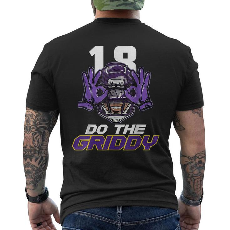 Do The Griddy Griddy Dance Football Men's Back Print T-shirt
